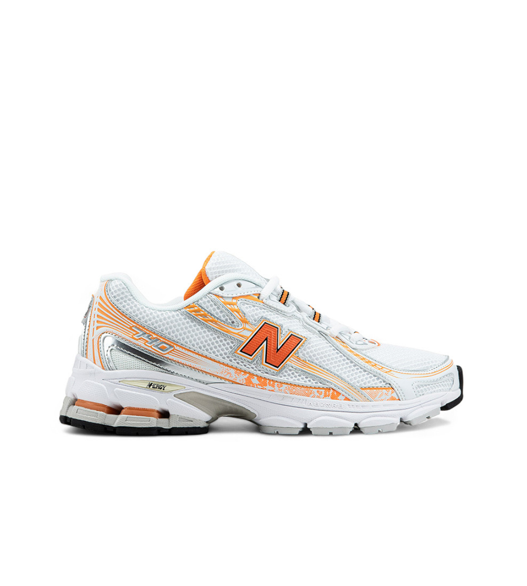 Chaussure New Balance 740 Orange-Blanc en Mesh Unisexe
