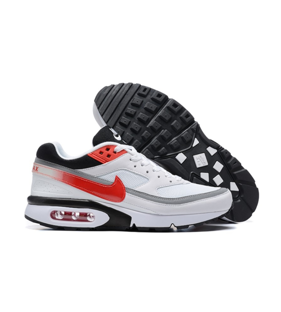 Chaussure Nike Air Max BW 91 Noir Rouge et Gris