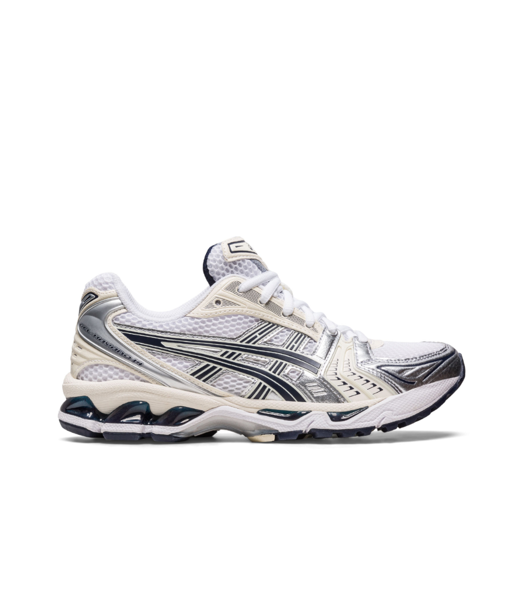 Chaussures Asics Gel Kayano 14 Blanc Argent