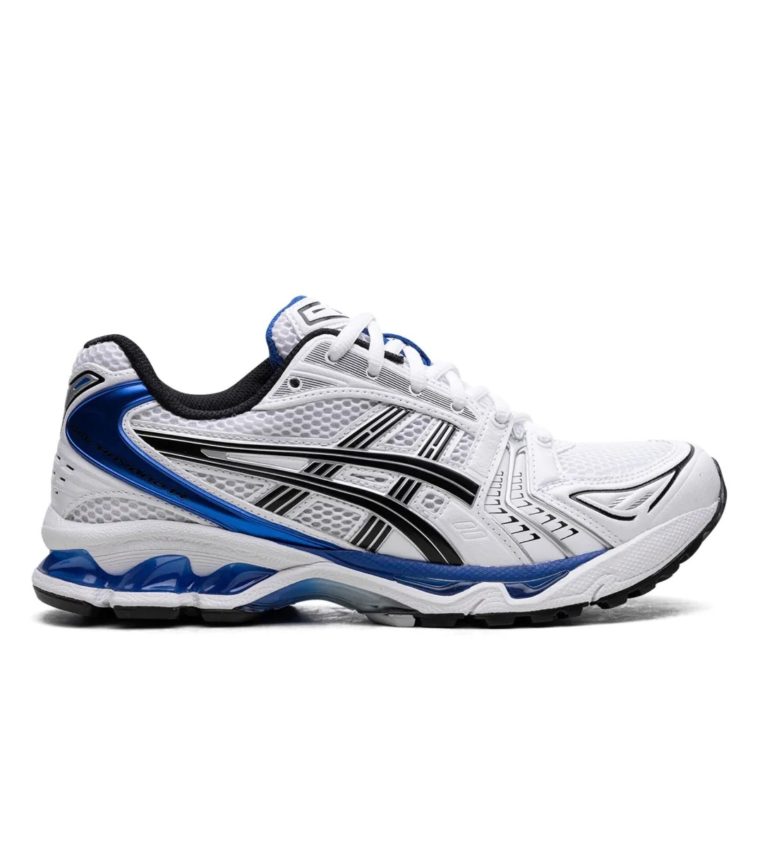 Chaussures Asics Gel Kayano 14 Blanc Thon Bleu