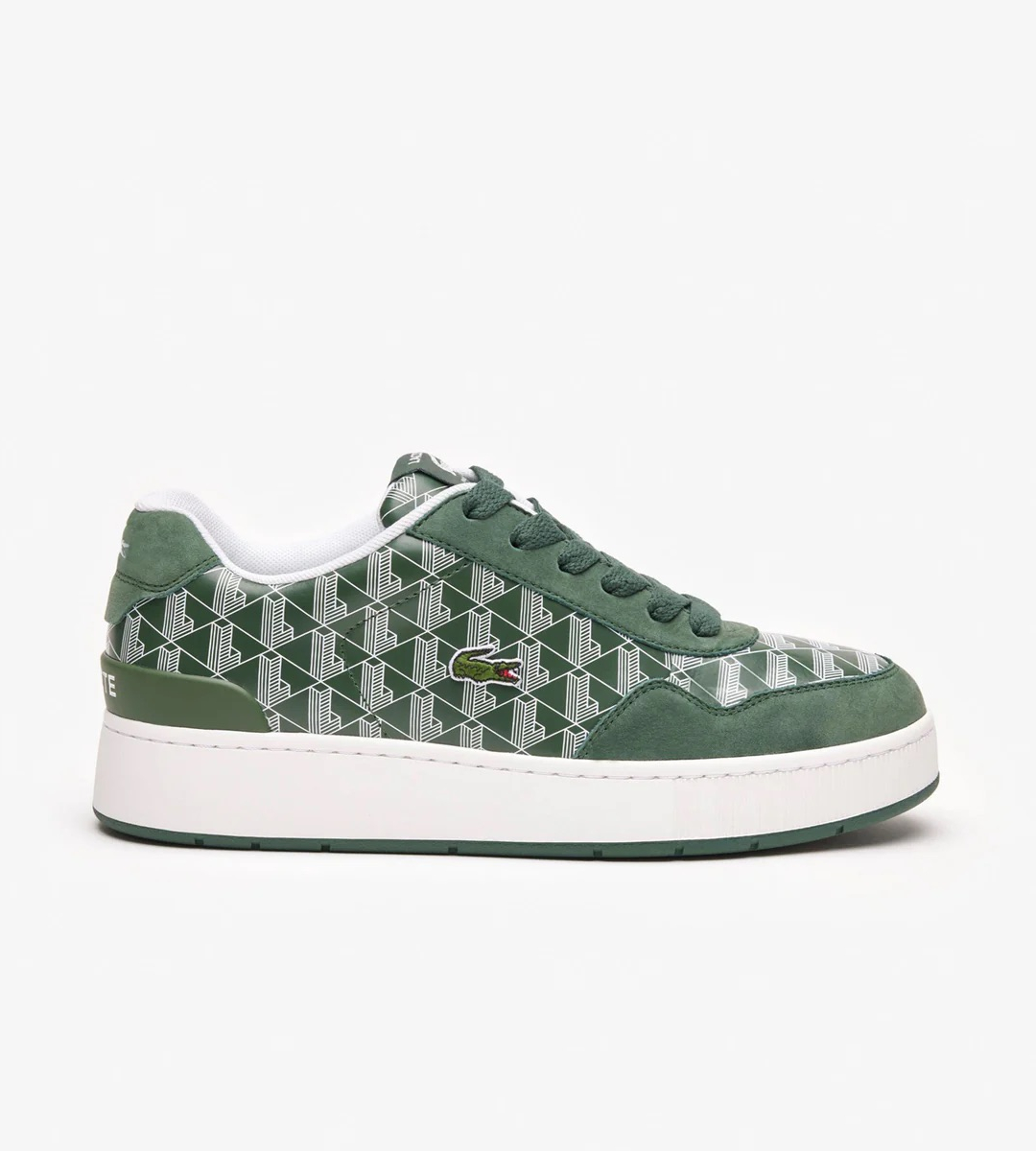Chaussures Lacoste Ace Clip Monogramme Vert
