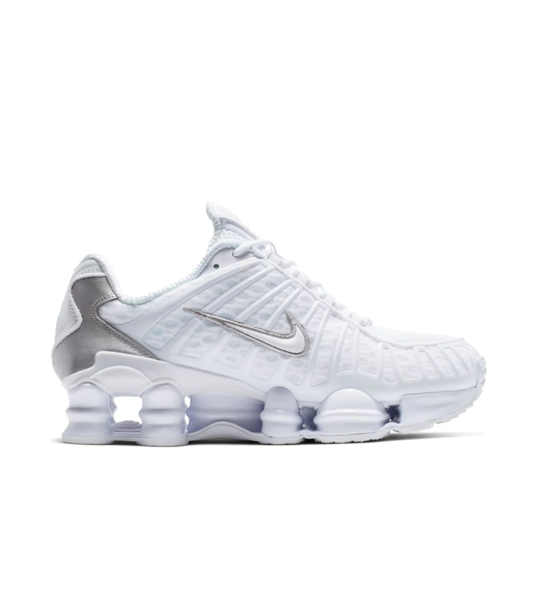 Chaussures Nike Shox TL Blanc Gris