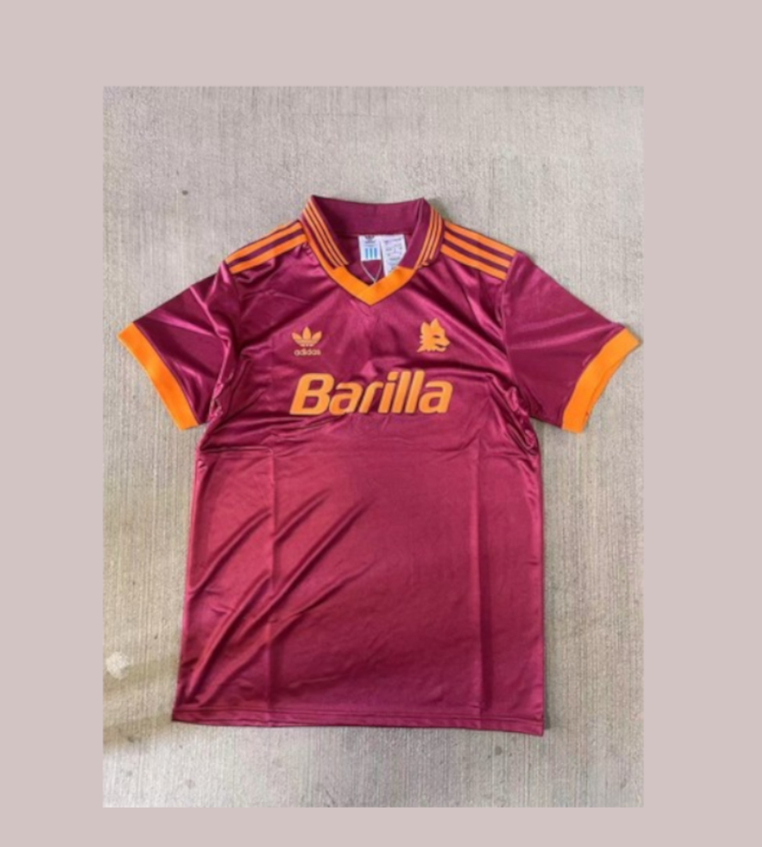 Maillot AS Roma x Adidas 1992-93 Domicile