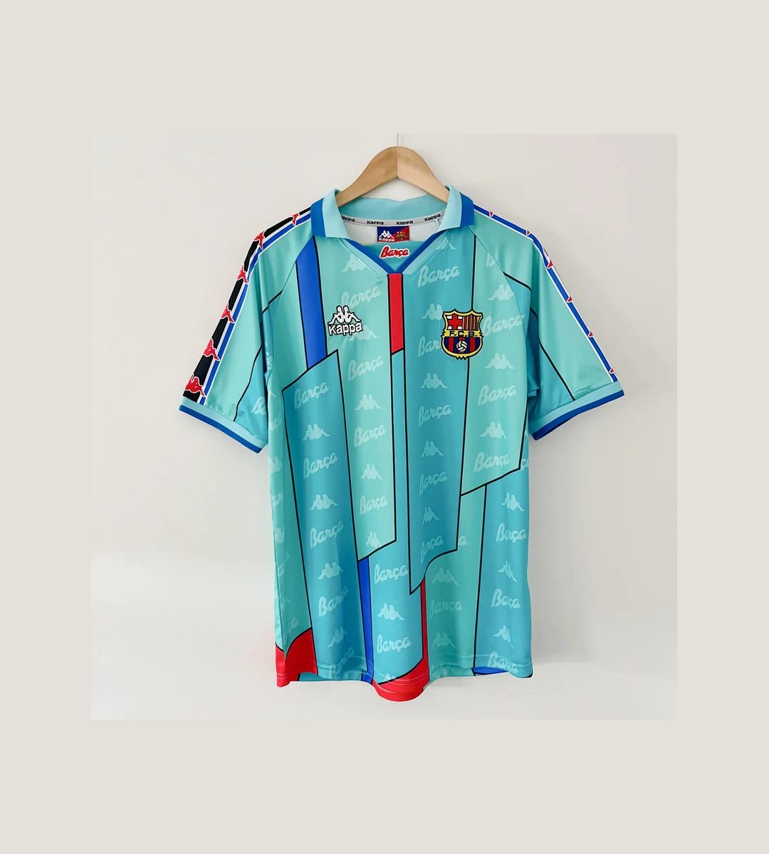 Maillot FC Barcelone x Kappa Extérieur 1996-97
