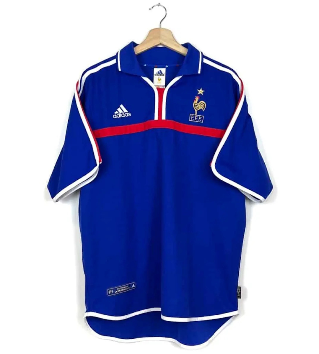 Maillot France x Adidas Domicile 2000-02