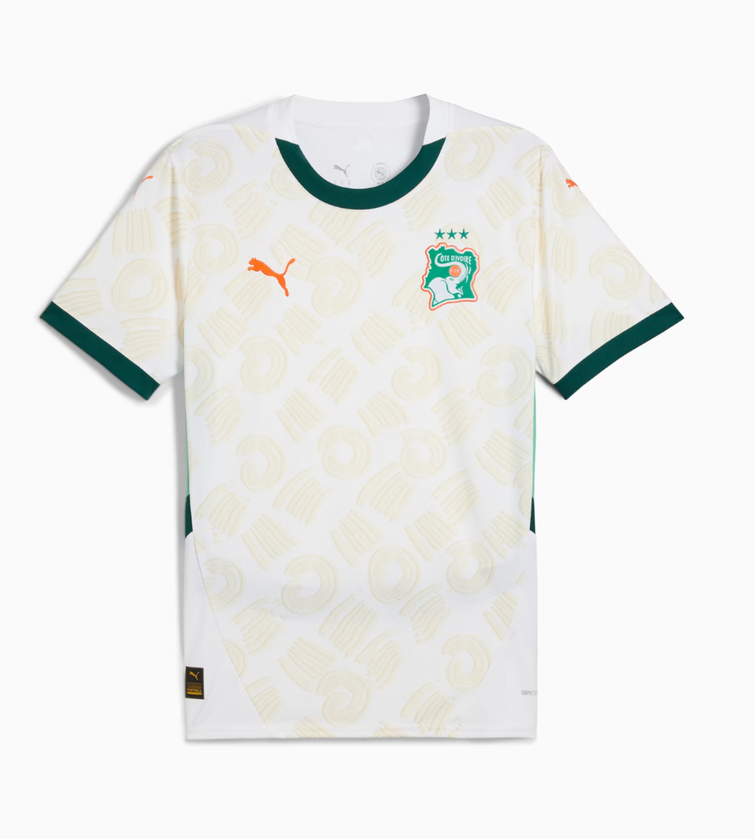 Maillot Puma Equipe de Cote d Ivoire 2025 Exterieur Blanc
