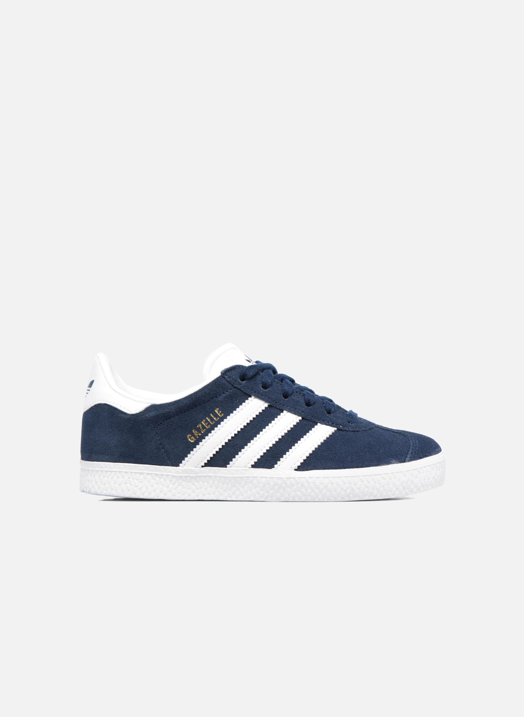 Adidas Gazelle Bleu avec des Semelles Blanches