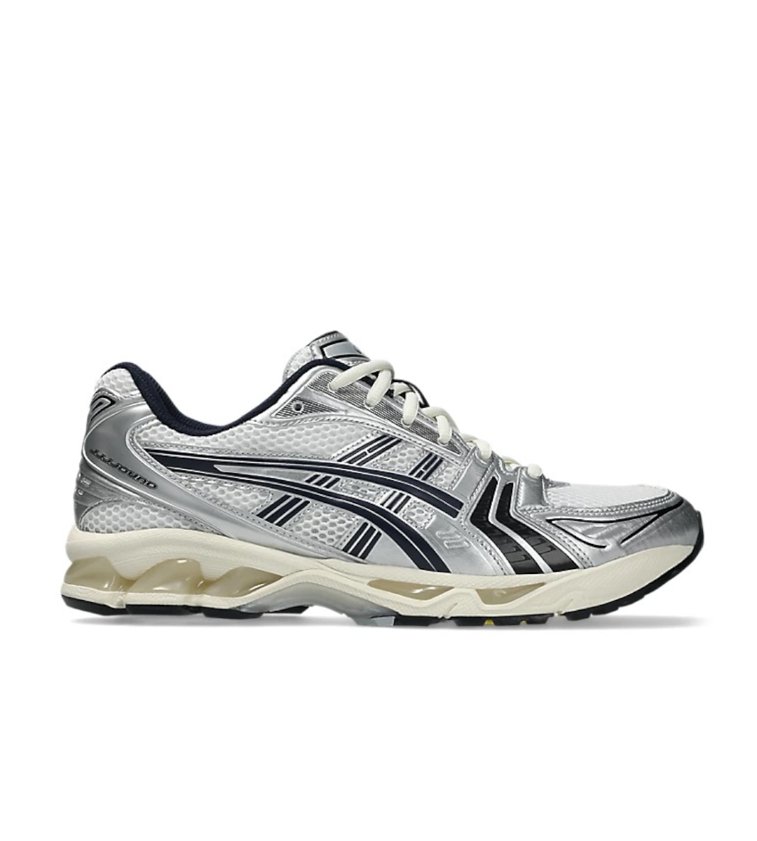 Chaussure JJJJound x ASICS GEL-KAYANO 14 argenté