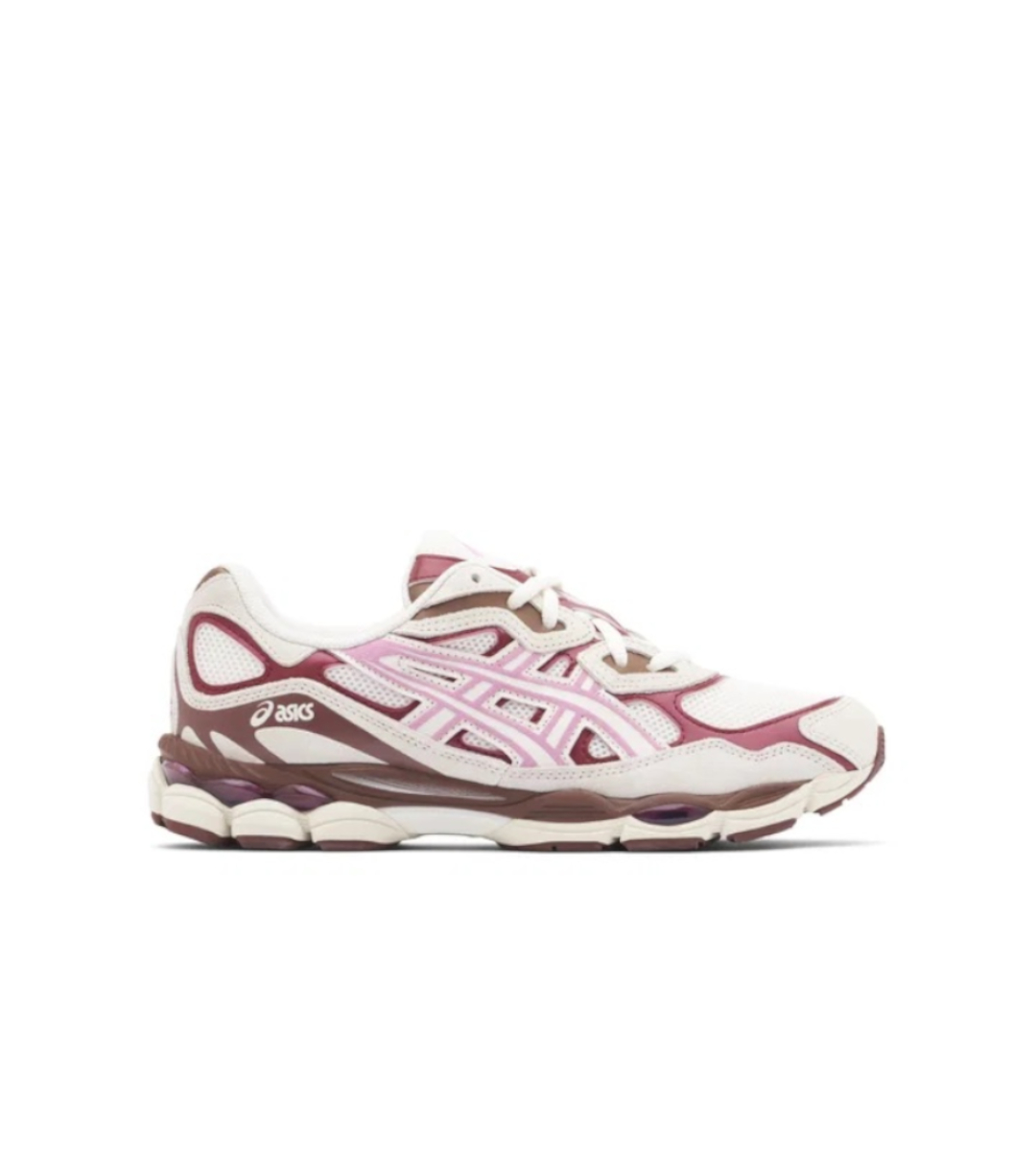 Chaussures Ascis Gel - Rouge Bordeau - Marron Et Beige