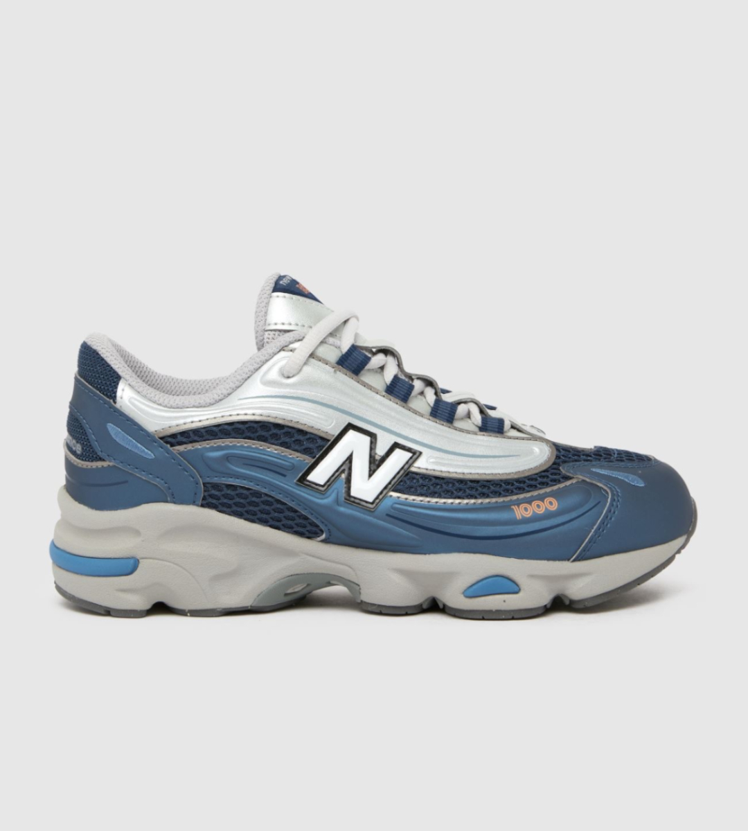 Chaussures New Balance 1000 Bleu Marine Et Blanc