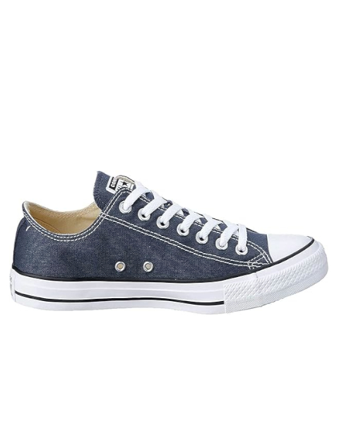 Converse All Star Jeans Bleu Marine Avec Semelles Blanches