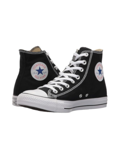 Converse All Star Montantes Noire avec des Semelles Blanches