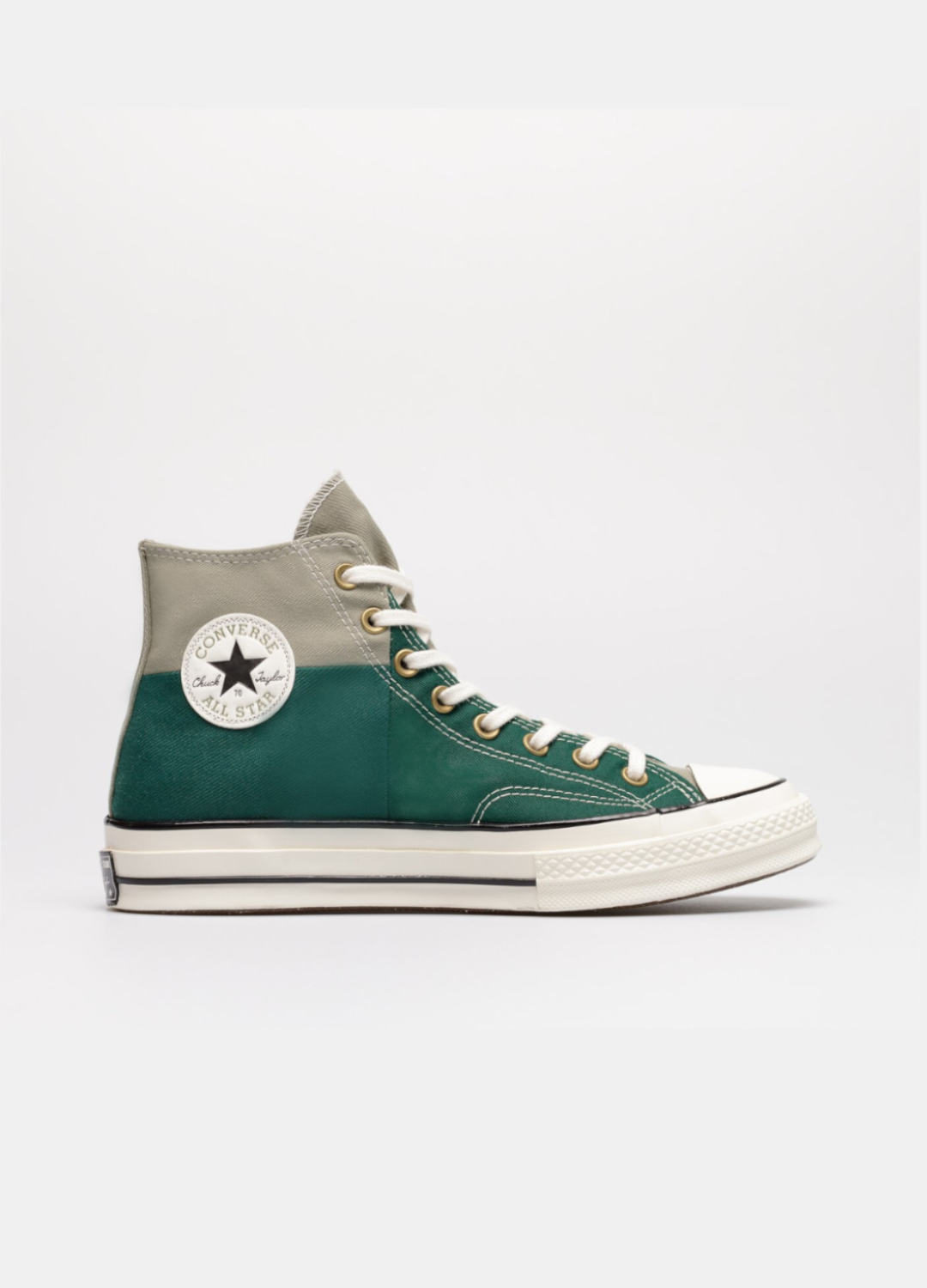 Converse Chuck 70 Montante Vert-Gris Horizontal et Vertical