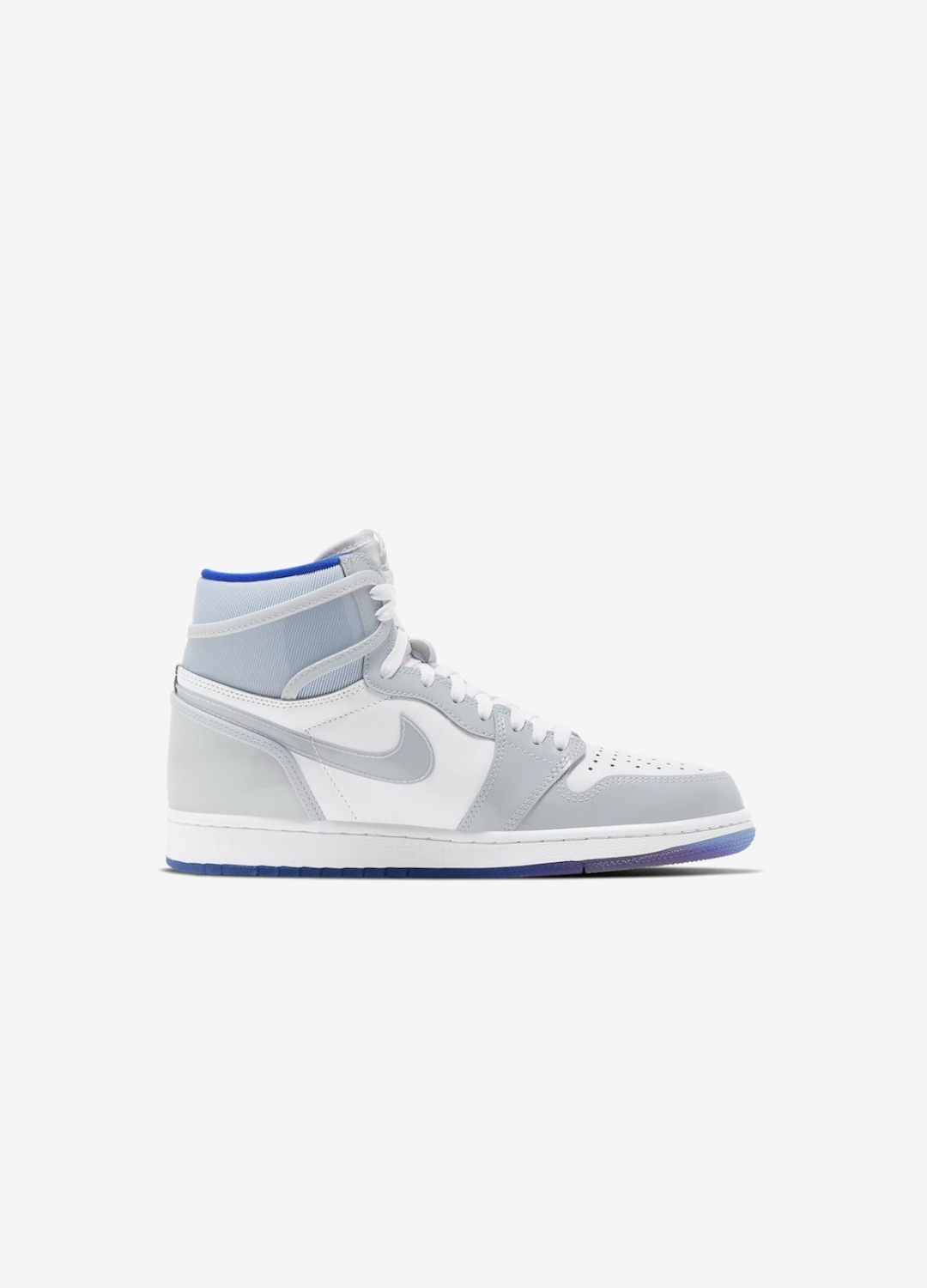 Nike Air Jordan 1 Montante Zoom Bleu-Blanc-Gris