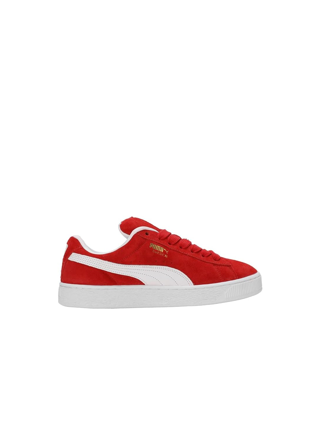 Puma Suede XL Rouge avec des semelles blanches