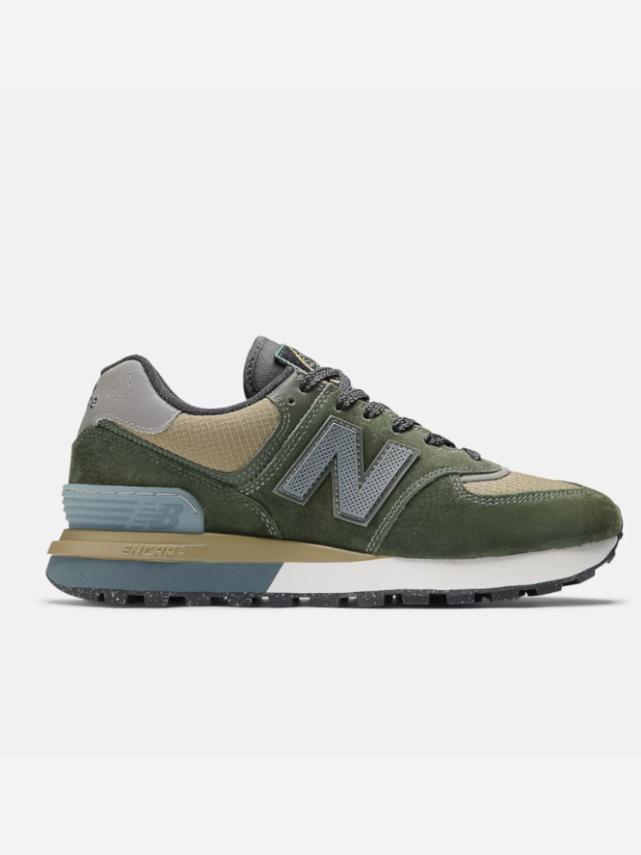 Stone Island x New Balance 574 Legacy Vert Foncé
