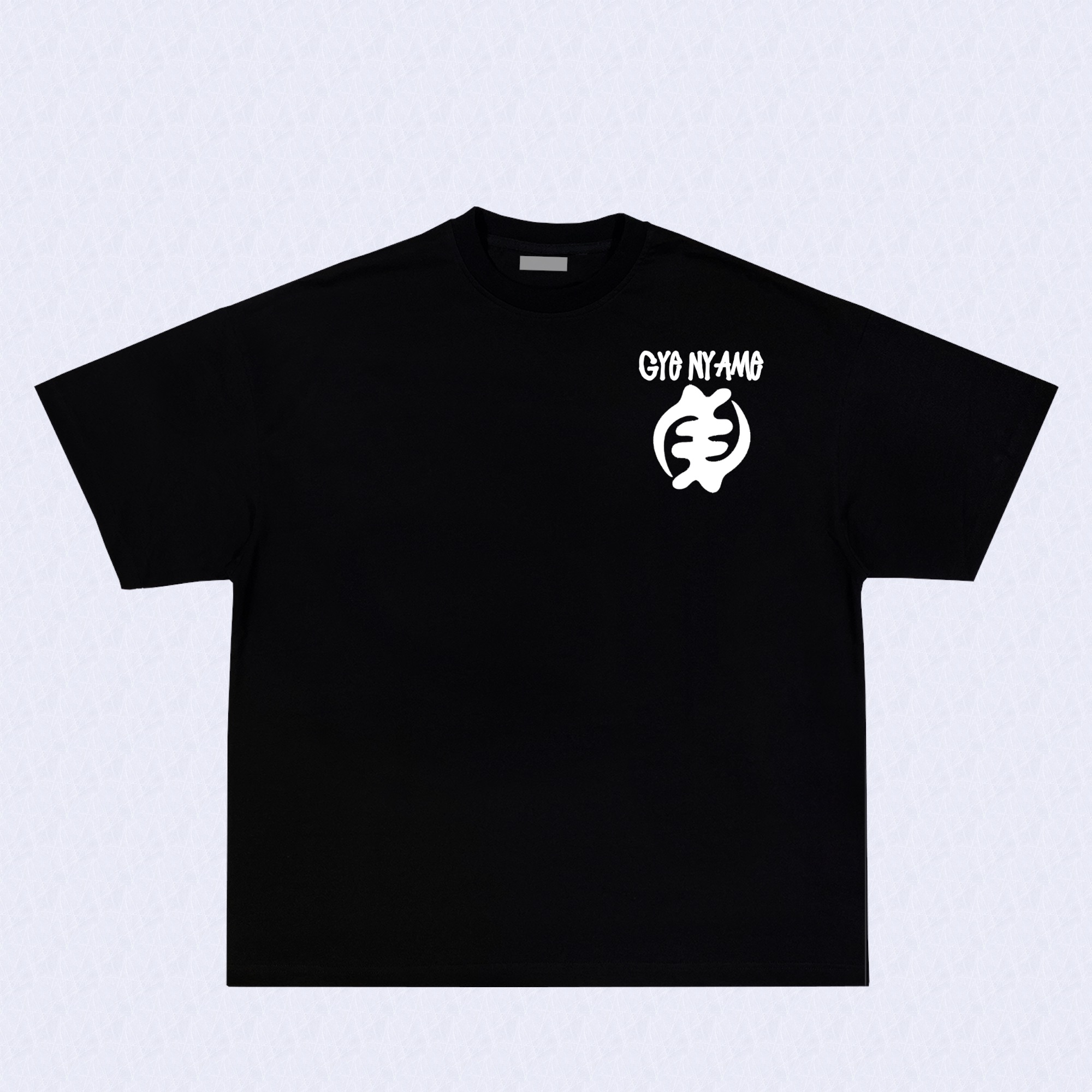 T-shirt avec motif Adinkra Gya Nyame