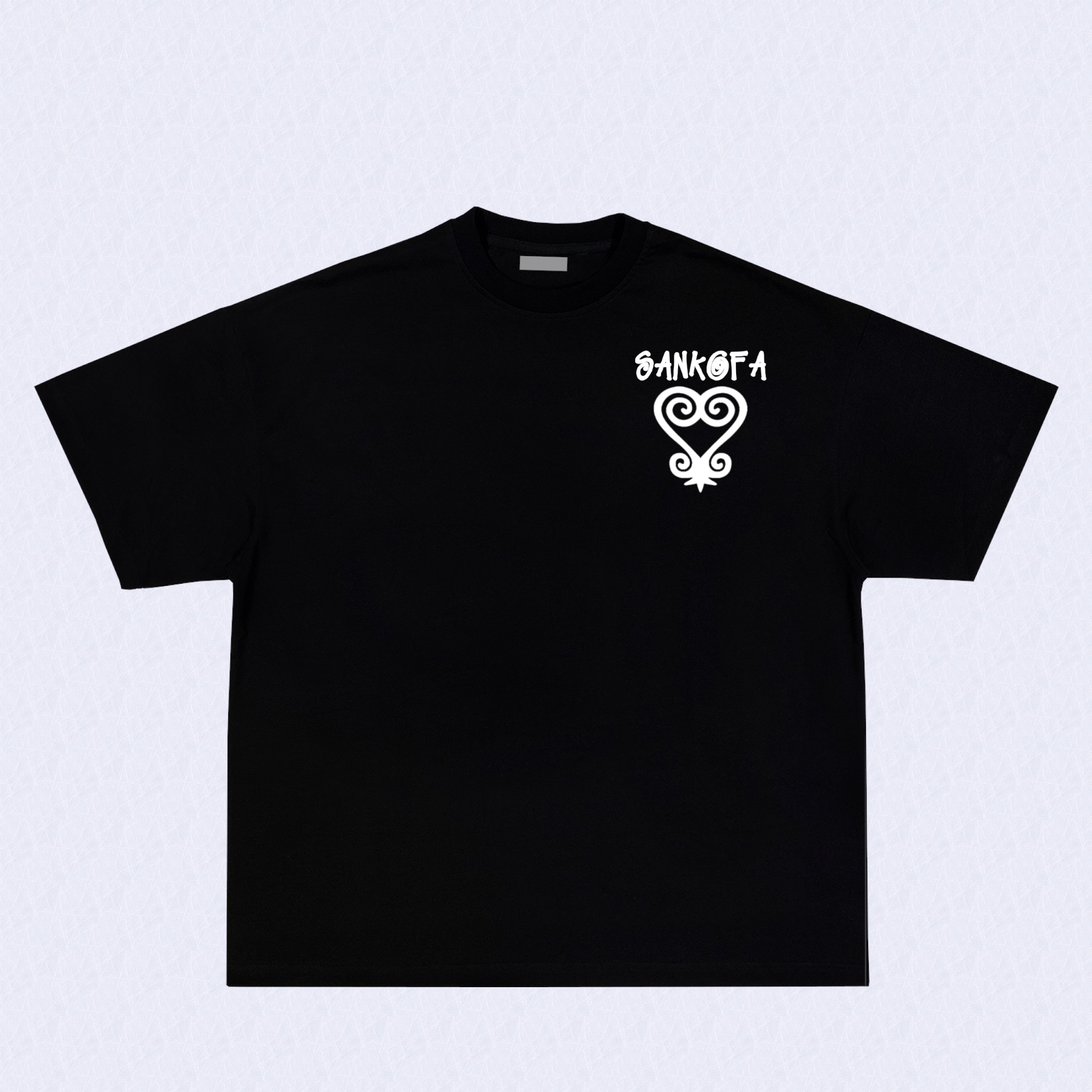 T-shirt avec motif Adinkra Sankofa