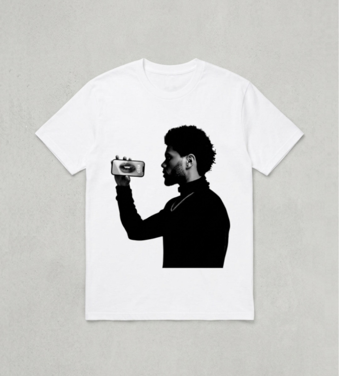 T-shirt Blanc Graphique Streetwear Design Artistique Moderne