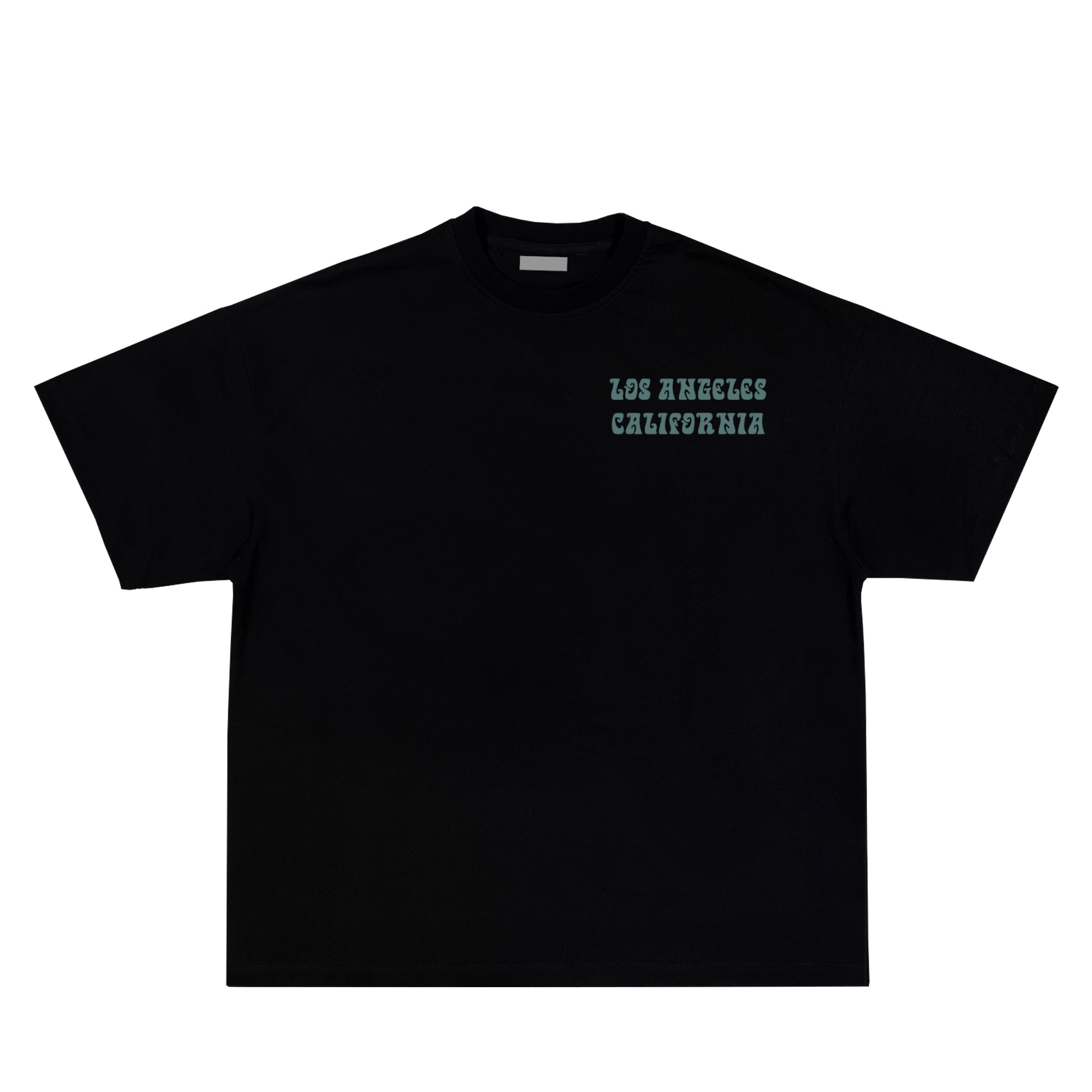 T-shirt Los Angeles Statue Florale