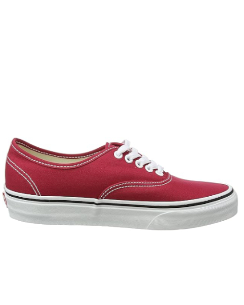 Vans Rouge Bordeaux avec des semelles Blanches